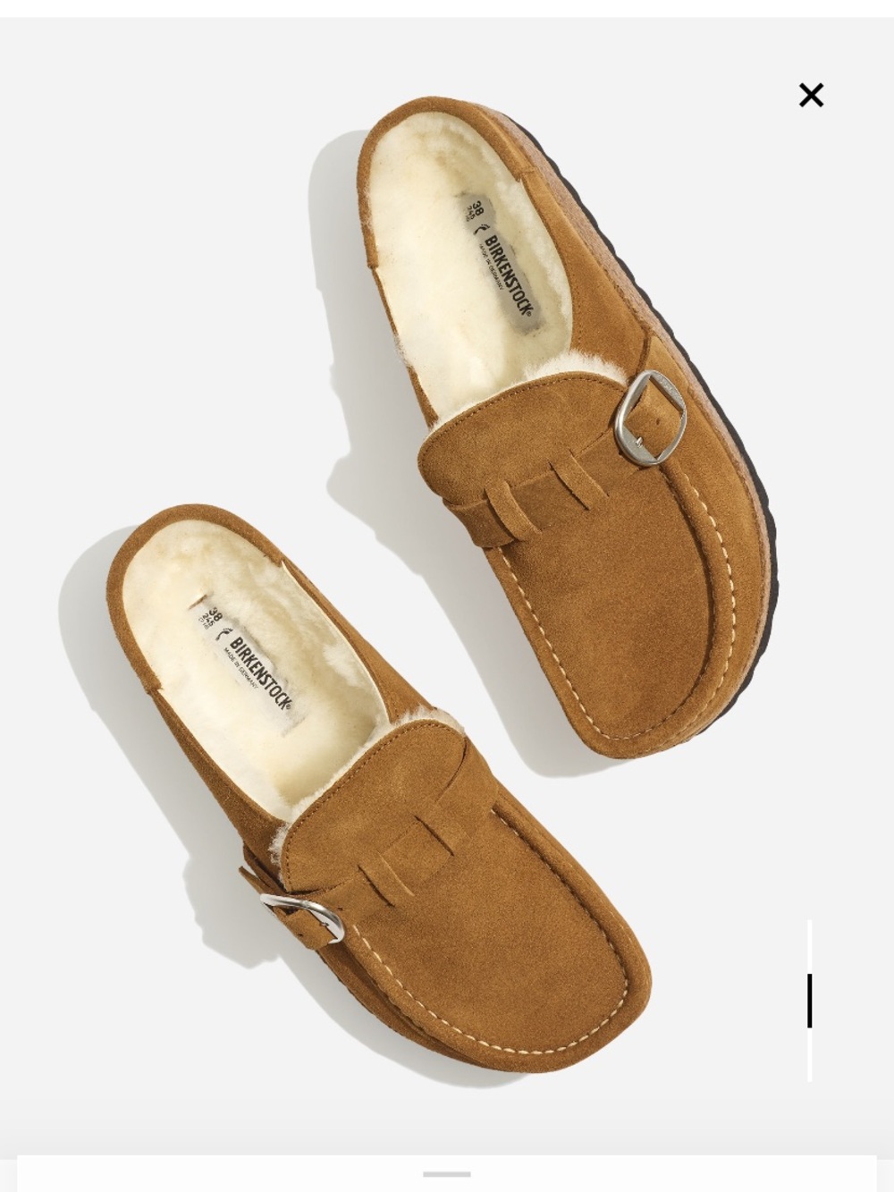 NIB Birkenstock Buckley slides 39